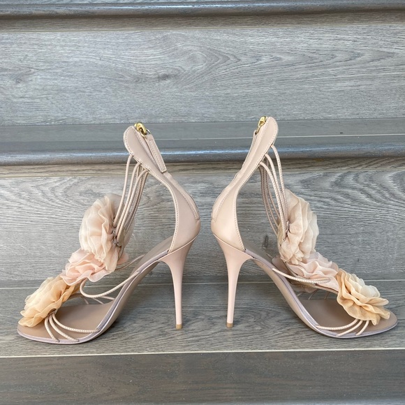 Giuseppe Zanotti flower heeled sandals - Picture 4 of 8